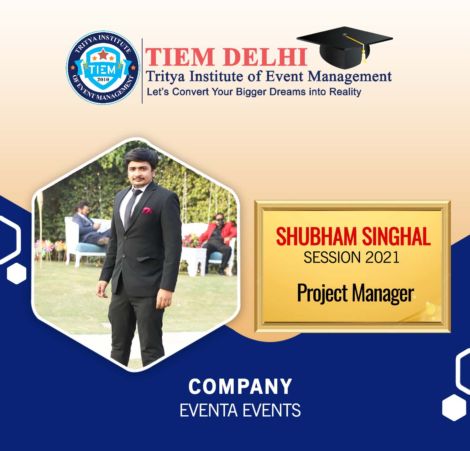 TIEM Alumni- Mr. Shubham Singhal