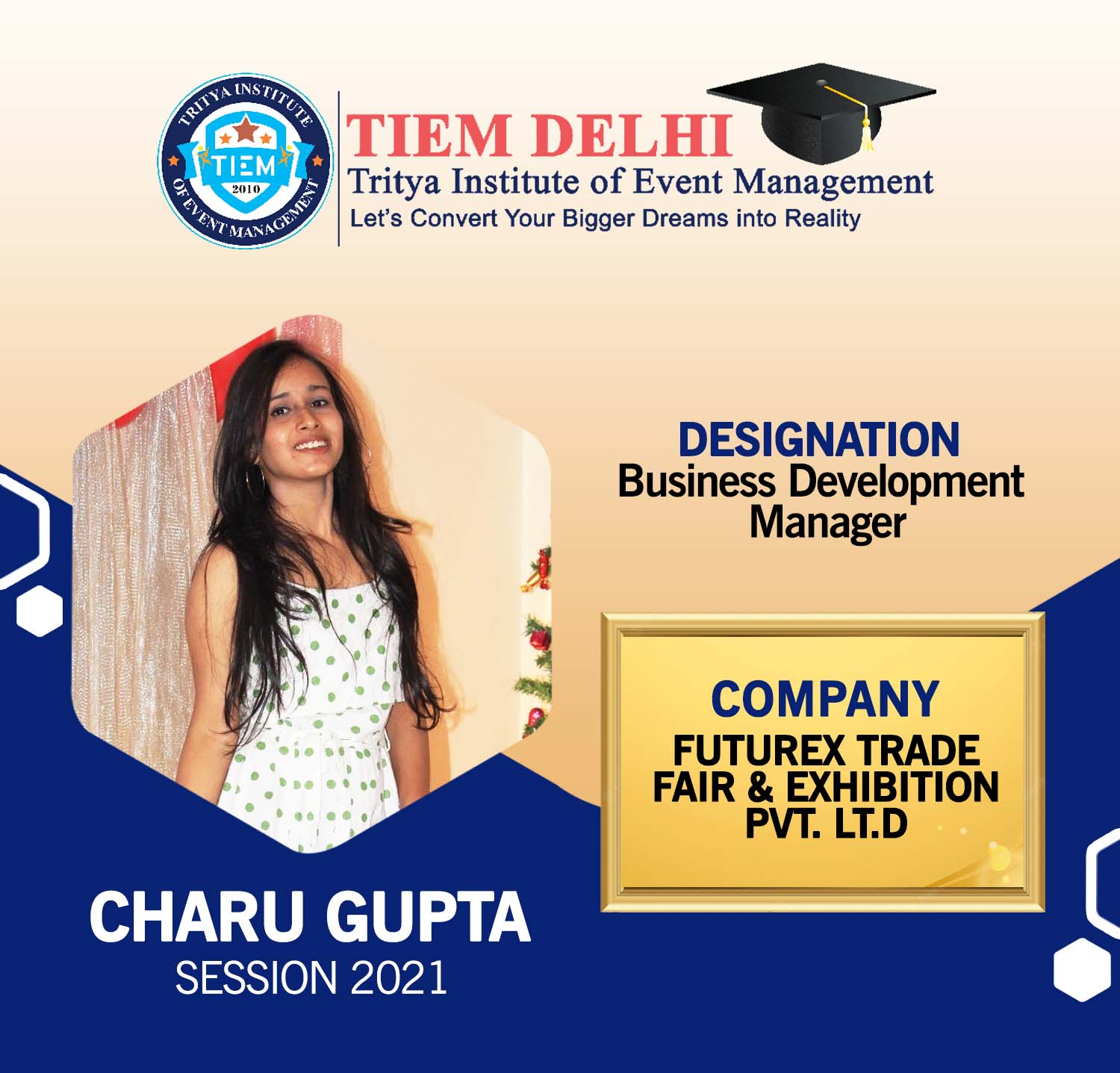 TIEM Alumni- Ms. Charu Gupta